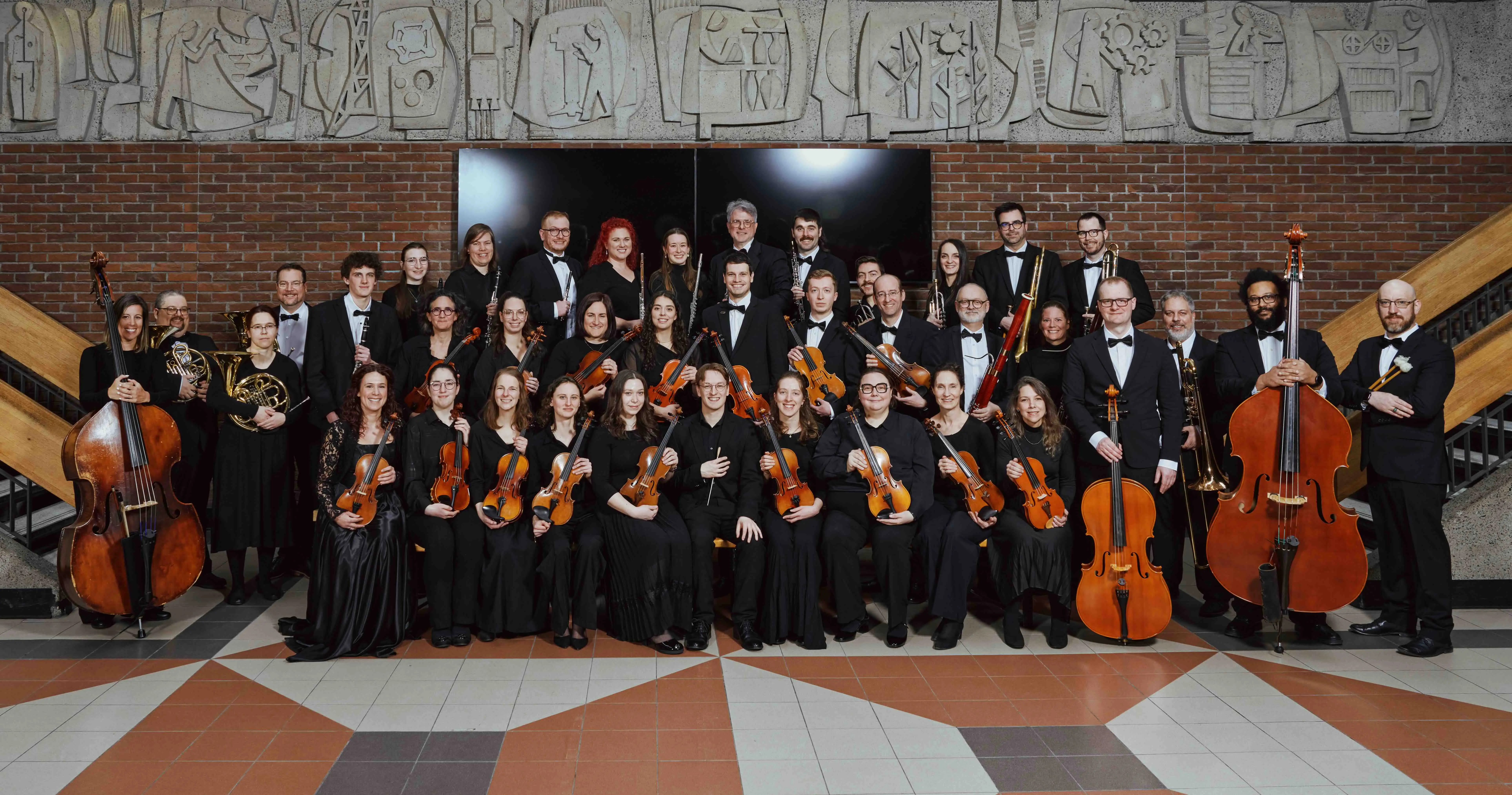 Photo de groupe de l'Orchestre Symphonique Carmina